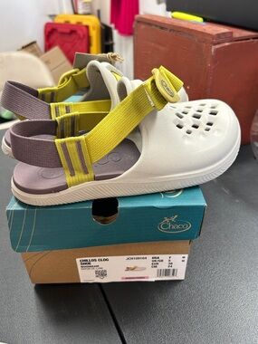 Chaco Chillos Women Clog Shoe Size 7 MoonBeam JCH109164 New with Box